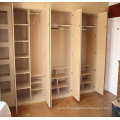 China Customer Made Melamine MDF Bedroom Wardrobe avec rainure porte coulissante